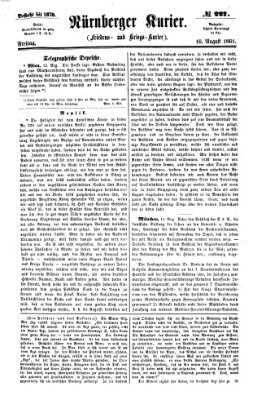Nürnberger Kurier (Nürnberger Friedens- und Kriegs-Kurier) Freitag 16. August 1861