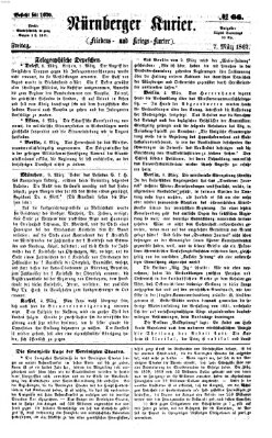 Nürnberger Kurier (Nürnberger Friedens- und Kriegs-Kurier) Freitag 7. März 1862