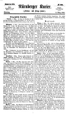 Nürnberger Kurier (Nürnberger Friedens- und Kriegs-Kurier) Sonntag 9. März 1862