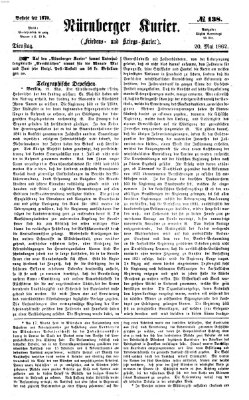 Nürnberger Kurier (Nürnberger Friedens- und Kriegs-Kurier) Dienstag 20. Mai 1862