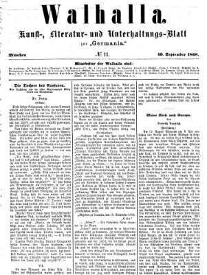 Germania Donnerstag 10. September 1868
