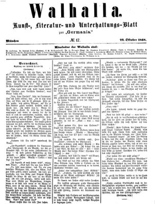 Germania Donnerstag 22. Oktober 1868