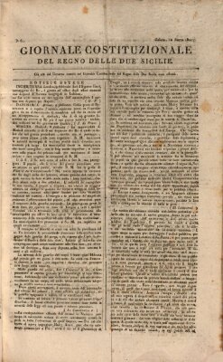 Giornale del Regno delle Due Sicilie Samstag 10. März 1821