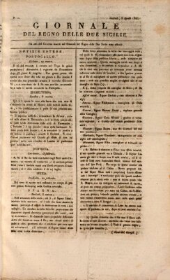 Giornale del Regno delle Due Sicilie Donnerstag 5. April 1821