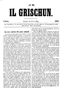 I Grischun Donnerstag 22. Mai 1862