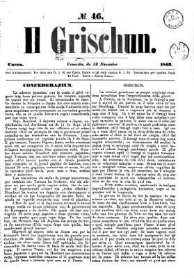 I Grischun Freitag 13. November 1863