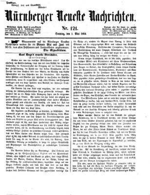 Nürnberger neueste Nachrichten Sonntag 1. Mai 1864