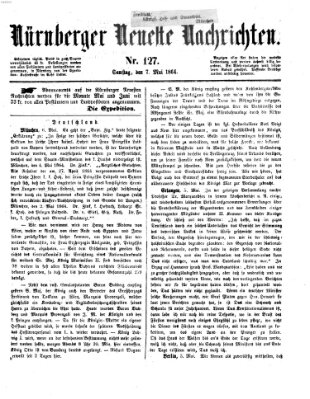 Nürnberger neueste Nachrichten Samstag 7. Mai 1864