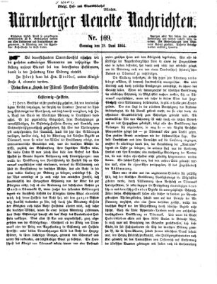 Nürnberger neueste Nachrichten Sonntag 19. Juni 1864