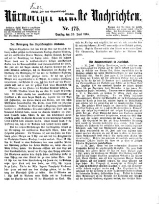 Nürnberger neueste Nachrichten Samstag 25. Juni 1864