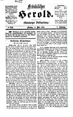 Fränkischer Herold Montag 5. Mai 1862