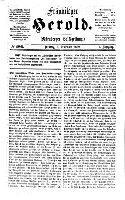 Fränkischer Herold Dienstag 2. September 1862