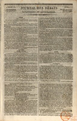 Journal des débats politiques et littéraires Montag 9. Juli 1827