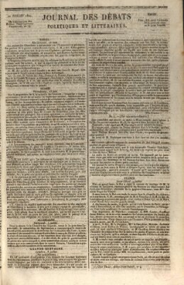 Journal des débats politiques et littéraires Dienstag 10. Juli 1827