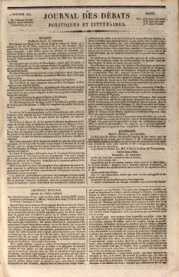 Journal des débats politiques et littéraires Dienstag 2. Oktober 1827
