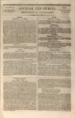 Journal des débats politiques et littéraires Donnerstag 18. Oktober 1827