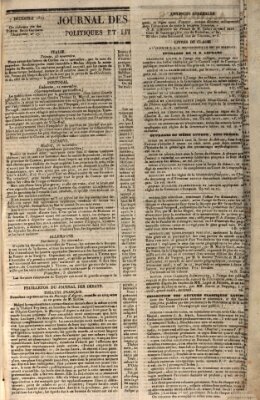 Journal des débats politiques et littéraires Freitag 7. Dezember 1827