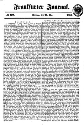 Frankfurter Journal Freitag 21. Mai 1858