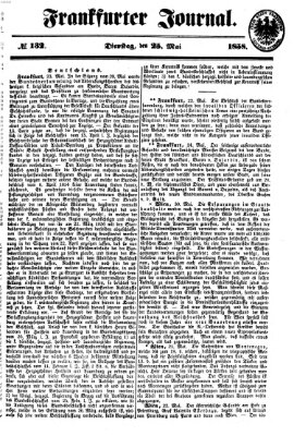 Frankfurter Journal Dienstag 25. Mai 1858