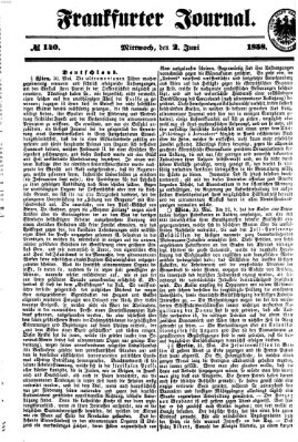 Frankfurter Journal Mittwoch 2. Juni 1858