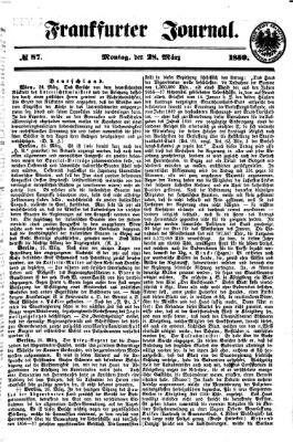 Frankfurter Journal Montag 28. März 1859