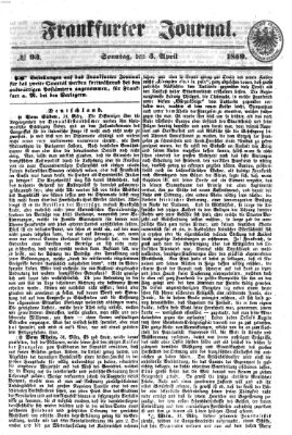 Frankfurter Journal Sonntag 3. April 1859