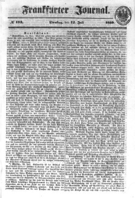 Frankfurter Journal Dienstag 12. Juli 1859