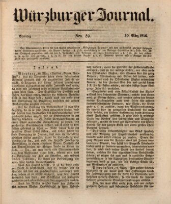 Würzburger Journal Sonntag 30. März 1834