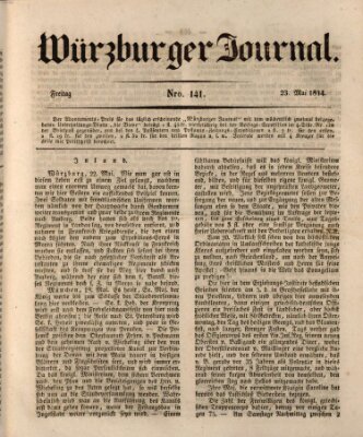 Würzburger Journal Freitag 23. Mai 1834