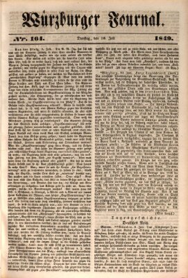 Würzburger Journal Mittwoch 10. Juli 1839