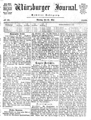 Würzburger Journal Montag 21. Mai 1860