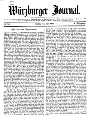 Würzburger Journal Freitag 13. Juni 1862