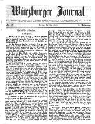 Würzburger Journal Freitag 25. Juli 1862