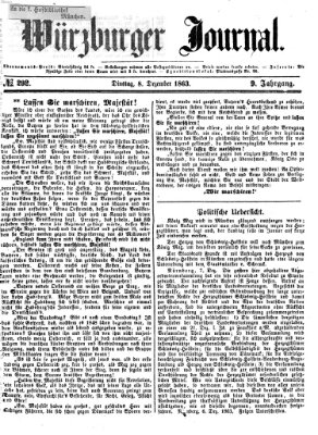 Würzburger Journal Dienstag 8. Dezember 1863