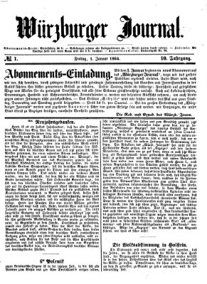 Würzburger Journal Freitag 1. Januar 1864