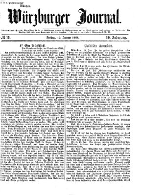 Würzburger Journal Freitag 15. Januar 1864