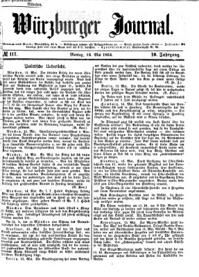 Würzburger Journal Montag 16. Mai 1864