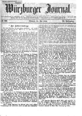 Würzburger Journal Mittwoch 25. Mai 1864