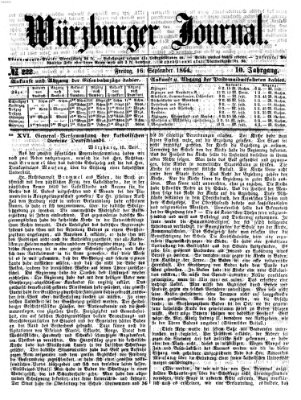 Würzburger Journal Freitag 16. September 1864