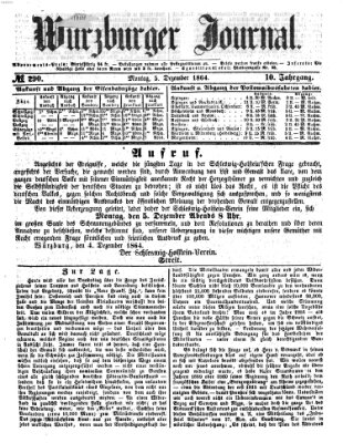 Würzburger Journal Montag 5. Dezember 1864
