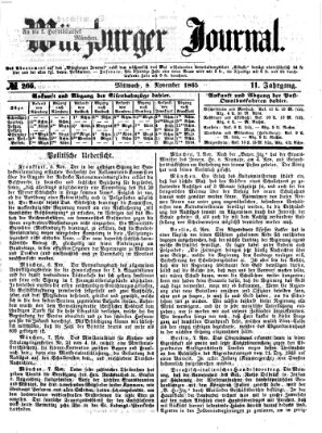 Würzburger Journal Mittwoch 8. November 1865