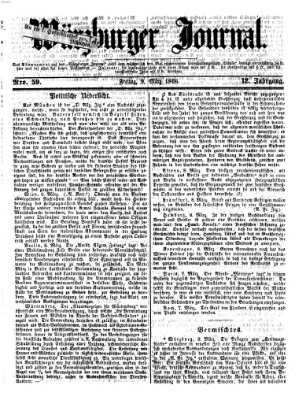 Würzburger Journal Freitag 9. März 1866