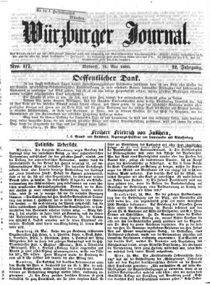 Würzburger Journal Mittwoch 16. Mai 1866