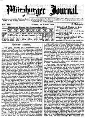 Würzburger Journal Mittwoch 17. Oktober 1866