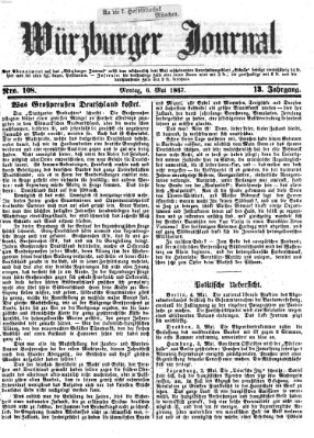Würzburger Journal Montag 6. Mai 1867