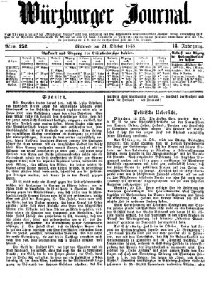 Würzburger Journal Mittwoch 21. Oktober 1868