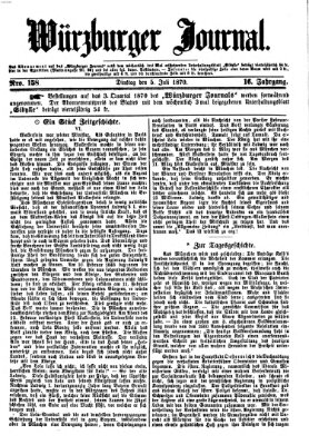 Würzburger Journal Dienstag 5. Juli 1870