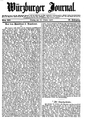 Würzburger Journal Dienstag 18. Oktober 1870