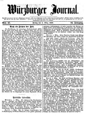 Würzburger Journal Freitag 6. März 1868