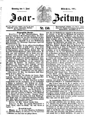 Isar-Zeitung (Bayerische Landbötin) Sonntag 2. Juni 1861